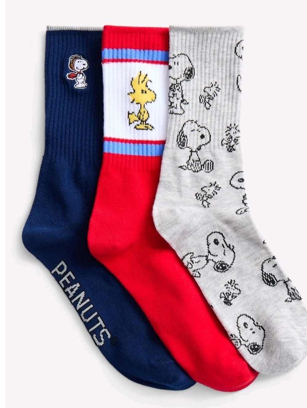 Peanuts 3-Pack Crew Socks